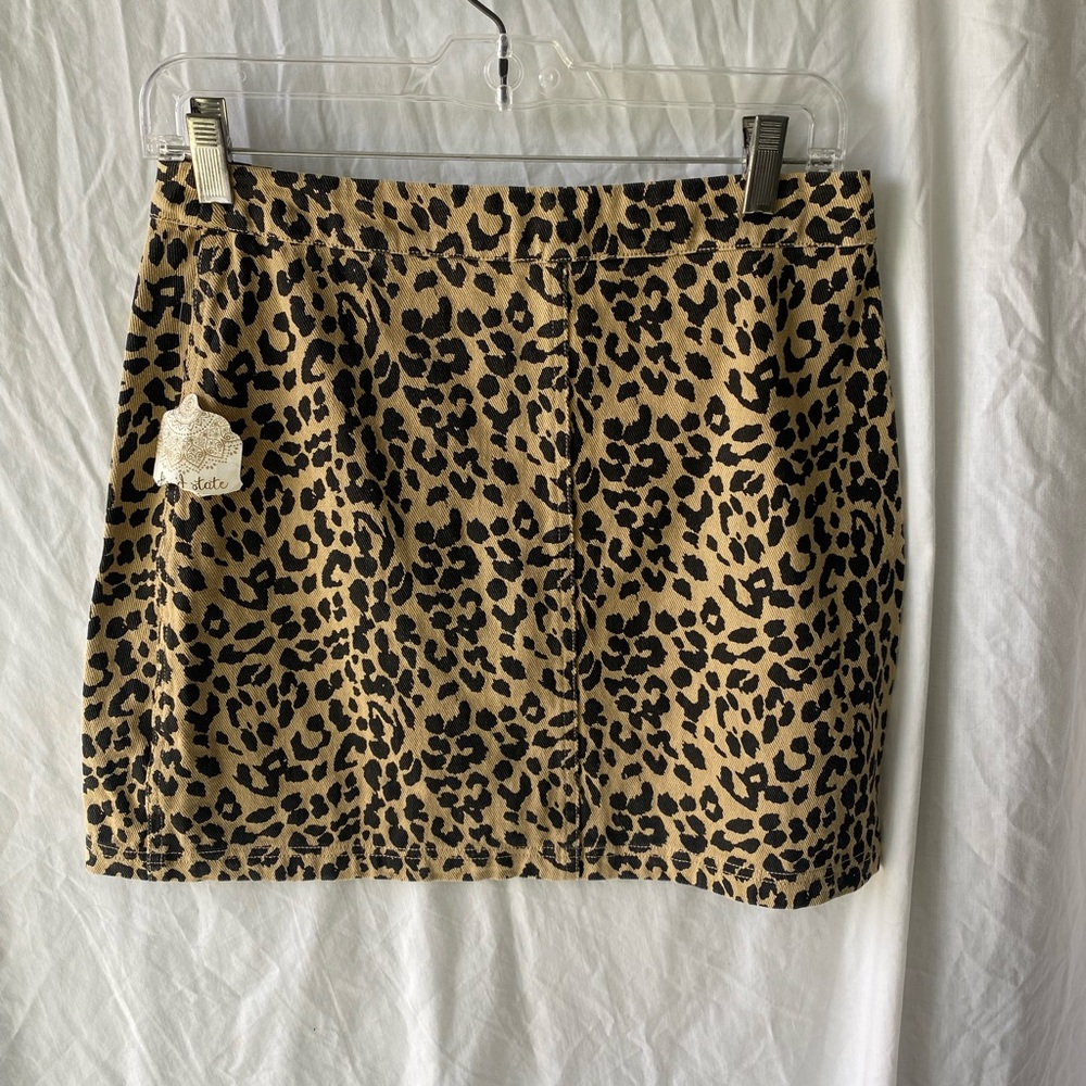 Cheetah mini skirt never worn from Altar’d State